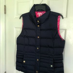 Lilly Pulitzer navy vest large